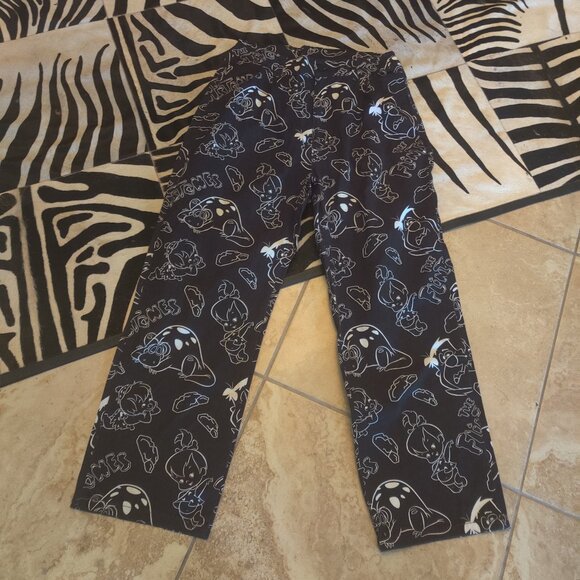 Lazy Oaf the Flintsones pants size 36M 14W New UNISEX